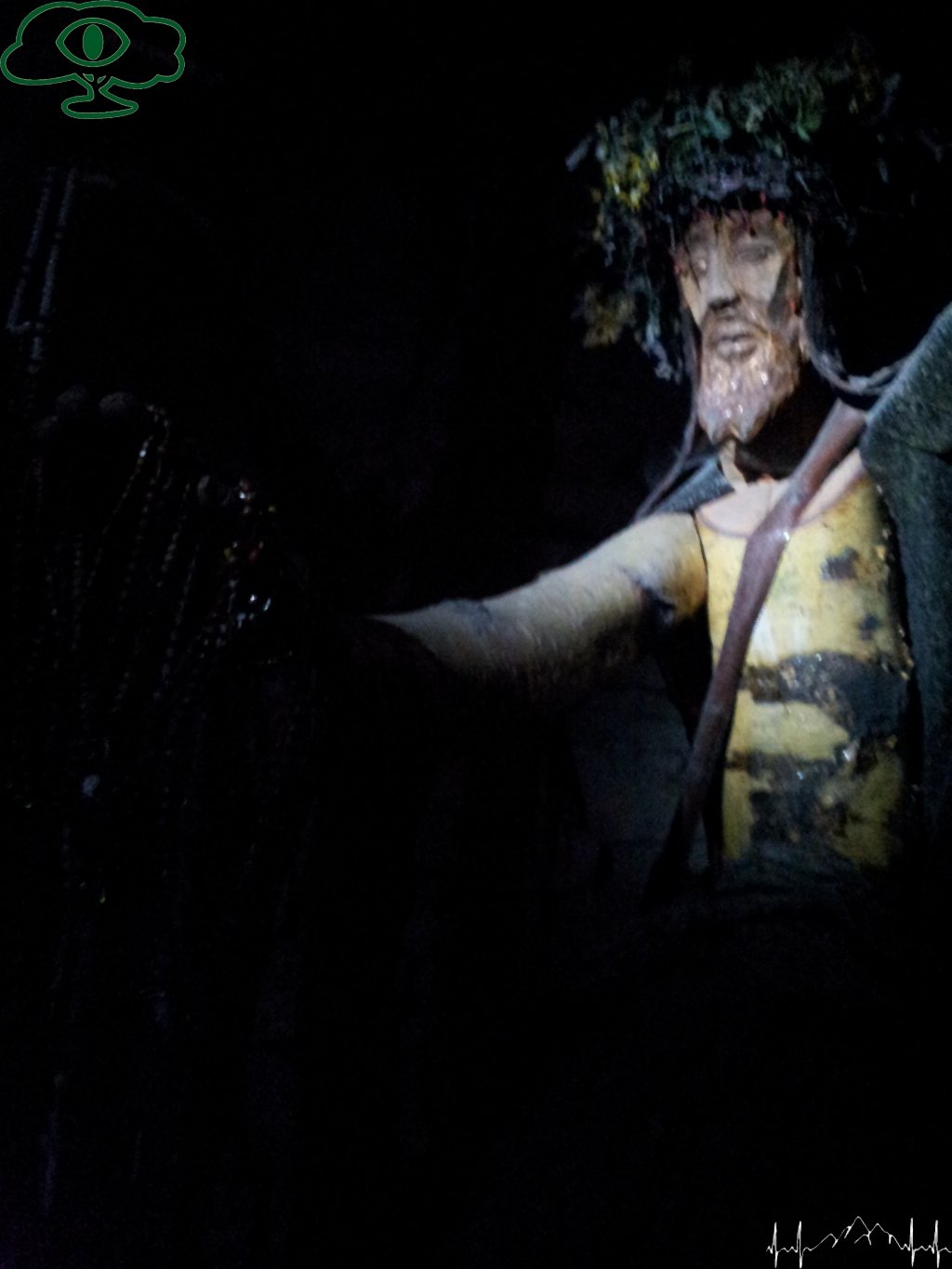 Samochodowy szlak Bieszczady wg Barnaby. Pk 19 Łopienka - Chrystus Bieszczadzki Samochodowy szlak Bieszczady wg Barnaby. Pk 19 Łopienka - Chrystus Bieszczadzki